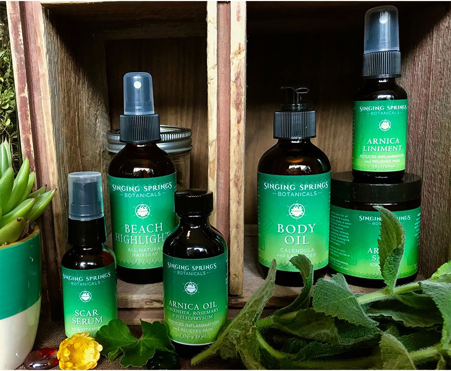 Nourish your body with Singing Springs Botanicals' Body Care offerings - highest quality products for your wellness.