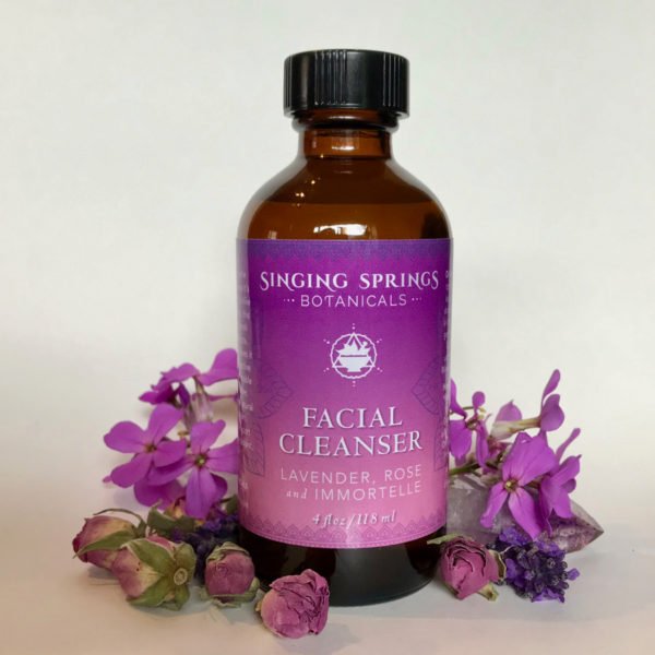 Cleanse your skin with Singing Springs Botanicals' Facial Cleanser - Lavender, Rose & Immortelle - buy online for radiant skin.