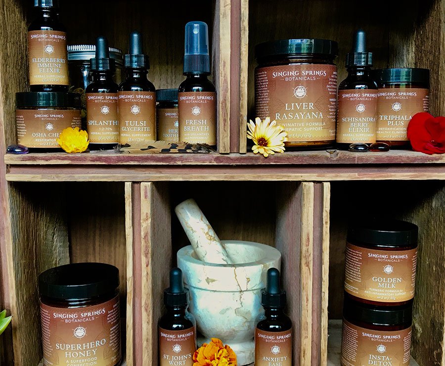 Explore the world of holistic health with Singing Springs Botanicals' Internal Remedies - highest quality remedies for your well-being.